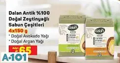 DALAN ANTİK %100 DOĞAL ZEYTİNYAĞLI SABUN ÇEŞİTLERİ 4X150 G